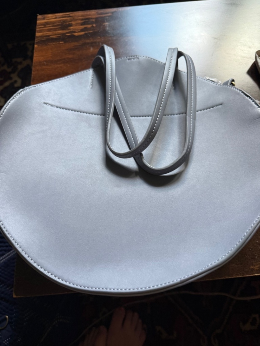 Light Blue Circle Anthropologie Bag - Picture 4 of 5
